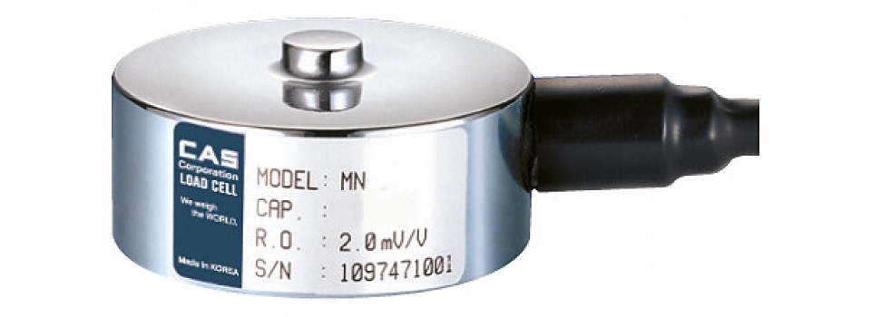 CAS: Низкопрофильный тензодатчик MNC-100 обеспечивают точное измерение нагрузки